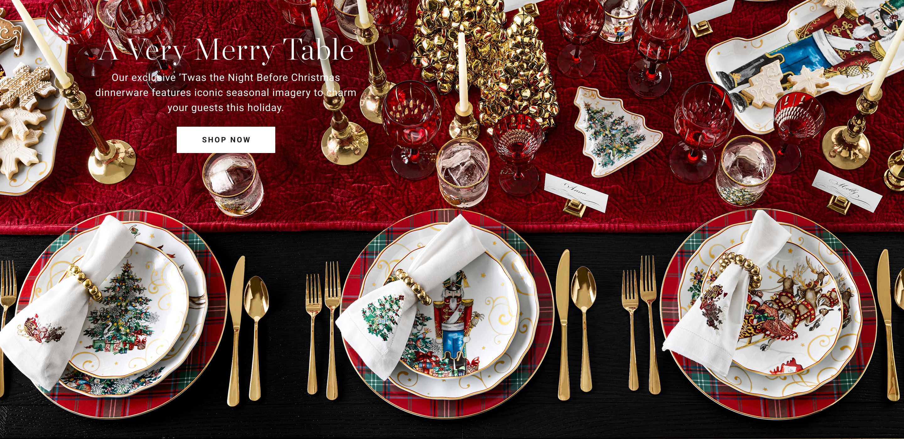 'Twas the Night Before Christmas Dinnerware Collection | Shop Now